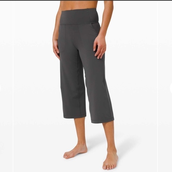 lululemon athletica Pants - Lululemon Align Wide Leg Super High-Rise Crop Pants